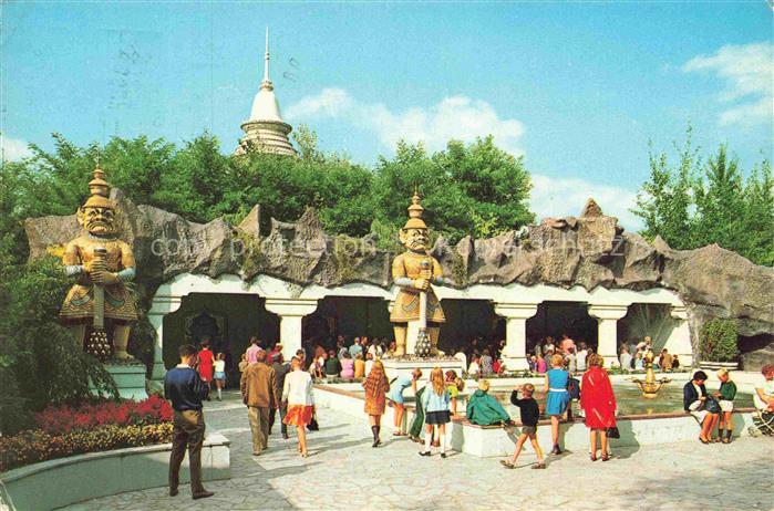 Kaatsheuvel Noord-Brabant NL De-Efteling Indische-Waterlelies Figuren Skulpturen
