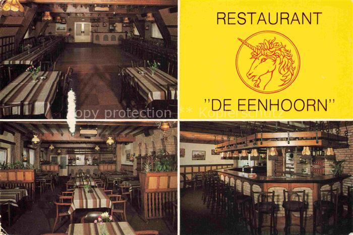 Loon op Zand Noord-Brabant NL Restaurant-De-Eenhoorn Gaststaette Speisesaal Bar
