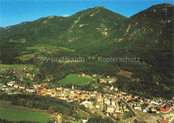 Hermagor Kaernten AT Pension-Blumenheim Dorf Berge Wald Kirche Karnische-Region