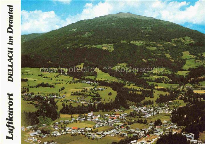 Dellach Drautal Kaernten AT Luftkurort Drautal Campingplatz Waldfreibad Berge Wa