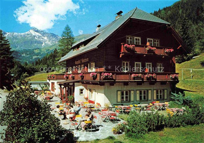 MALLNITZ Tauernbahn Kaernten AT Alpengasthof-Gutenbrunn Tauerntal Terrasse Berg