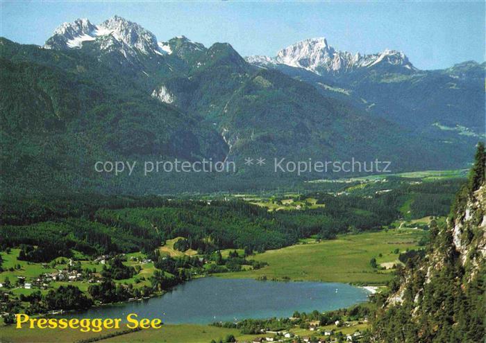 Presseger See Hermagor Kaernten AT Pressegger-See Gaertnerkofel Trogkofel Karnis