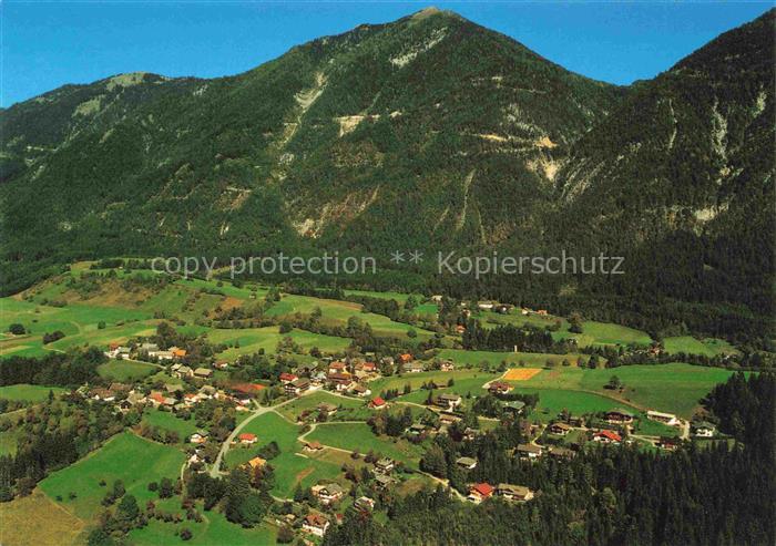 Radnig Radnig Pension-Karnia Ferienort Bergdorf Wiesen Fliegeraufnahme Berg Wald