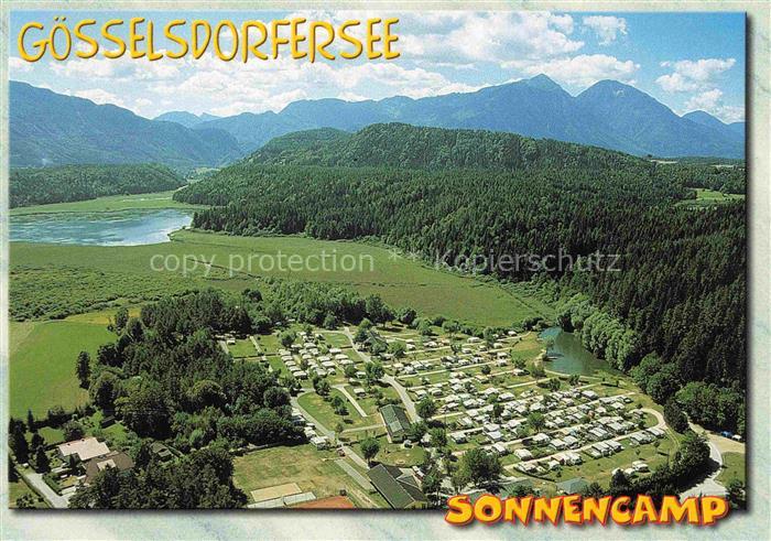 Goesselsdorfersee Kaernten AT Goesselsdorfersee Sonnencamp Campingplatz Fliegera