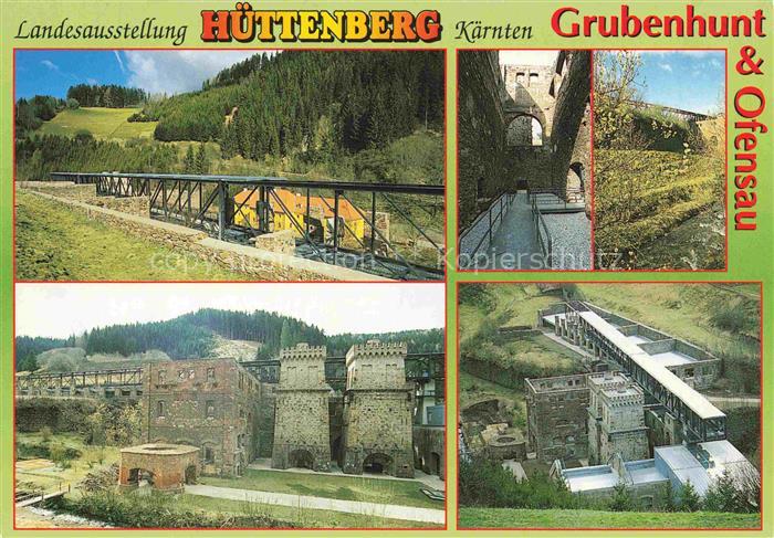 Huettenberg Kaernten AT Landesausstellung Grubenhunt Ofensau Bergbau Industriean