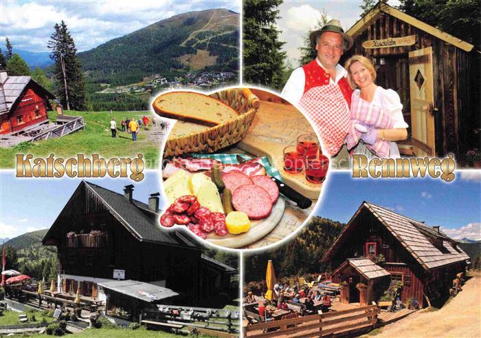 Rennweg Katschberg Kaernten AT Kuschelalm Bonnerhuette Pritzhuette Berghuette Ja