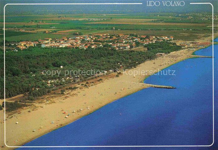 Lido di Volano Ferrara Emilia-Romagna IT Strand Meer Pinienwald Siedlung Sanddue