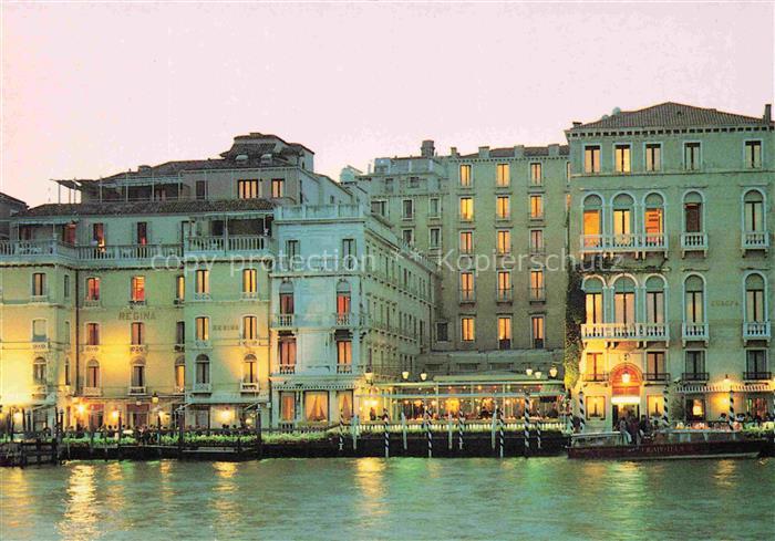 VENEZIA Venedig Venice Venise IT Hotel-Europa-Regina Canal-Grande Abendstimmung