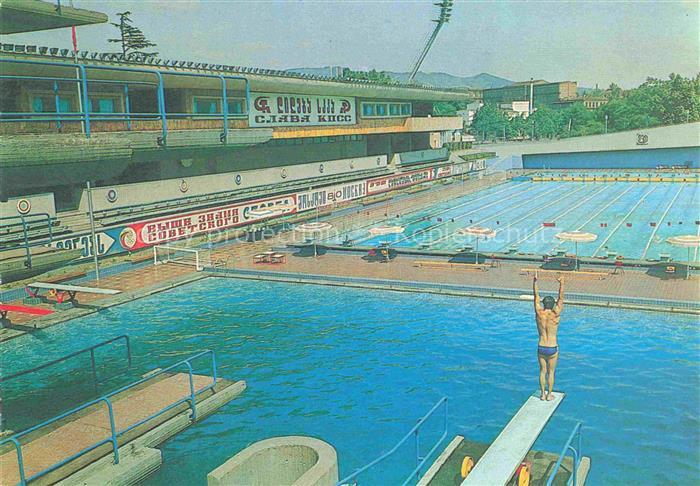 Tbilisi Tiflis Georgia Schwimmbad Wassersportkomplex Springer Olympiaanlage Spor