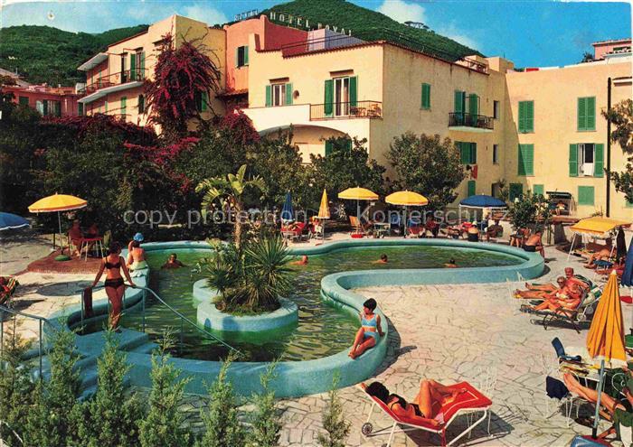 ISCHIA Porto Napoli Campania IT Hotel-Royal-Terme Pool Thermalbad Sonnenbaden Pa