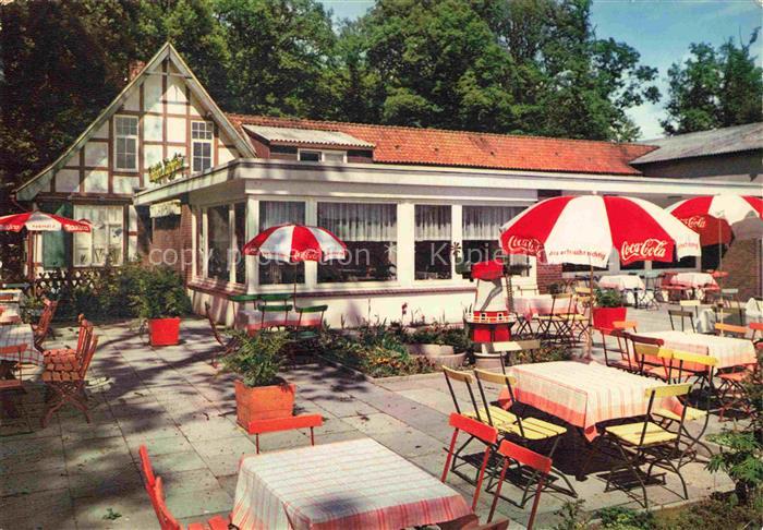 Liebenau Nienburg (ex Hann.) Niedersachsen Waldgaststaette-Schweizerlust Terrass