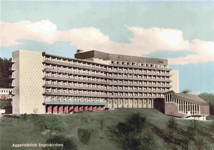Engelskirchen NRW Aggertalklinik LVA-Rheinprovinz Klinik Krankenhaus Modernismus