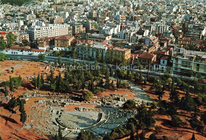 Kiffisia Athen Nord Attika Greece Dionysos-Theater Fliegeraufnahme Antike-Ruinen