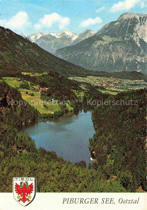 Piburgersee Piburger See oetz Tirol AT Piburger-See See Oetztal Tschirgant Berge
