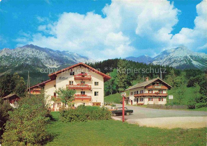 Scheffau Wilden Kaiser Tirol AT Gasthof-Wilden-Kaiser Cafe Wilder-Kaiser Berge A