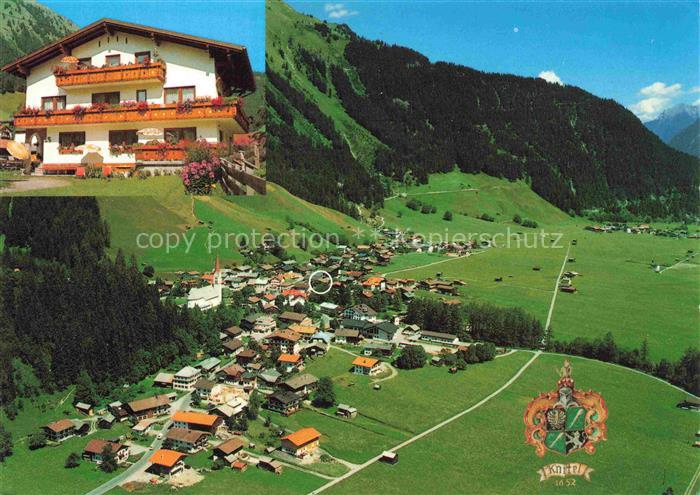 Holzgau Ausserfern Lechtal Tirol AT Gaestehaus Markt-Knitel Dorf Bergtal Kirchtu