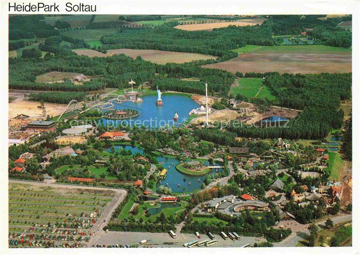 Soltau Soltau-Fallingbostel Niedersachsen Heide-Park Freizeitpark Luftbild Freih