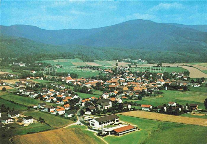 Arnbruck REGEN Bayern Zellertal Luftbild Dorfansicht Bayerischer-Wald Hallenbad