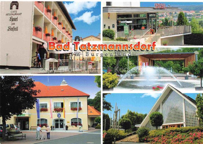 Bad Tatzmannsdorf Burgenland AT Hotel-Kastell Rathaus Springbrunnen Kurort Mehrb