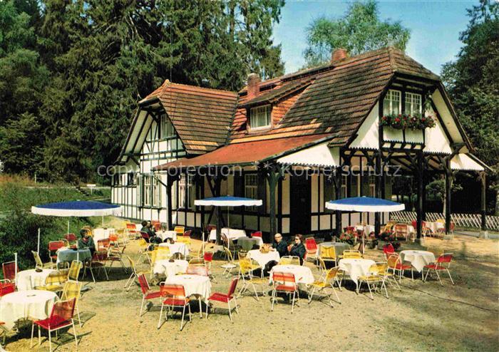 BAD SCHWALBACH Hessen Golf-Café-Restaurant Kurpark Fachwerkhaus Terrasse Sonnens