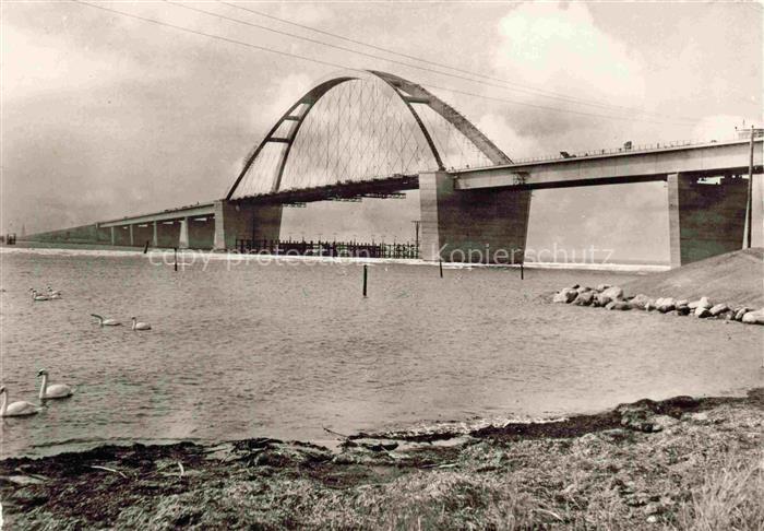 Fehmarnsundbruecke Schleswig-Holstein Fehmarnsundbruecke Bruecke-ueber-den-Fehma