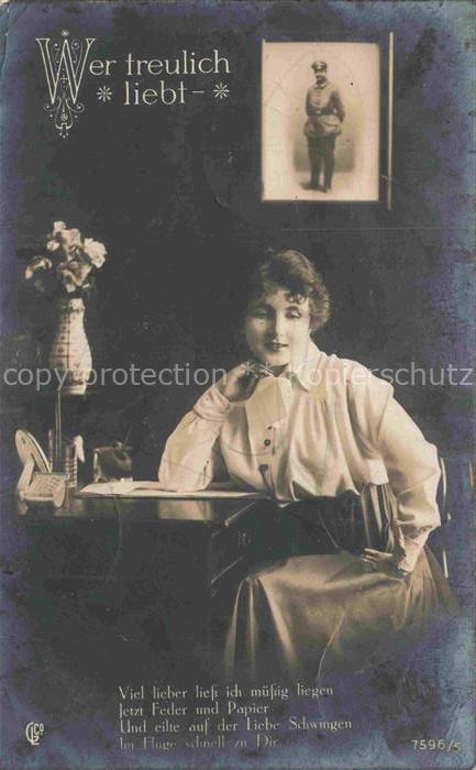 Foto GLCo Nr. 7596/5 wer treulich liebt