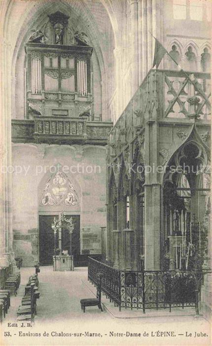 Orgel Kirchenorgel Organ Orgue Notre Dame de L'Epine le Jube Chalons sur Marne