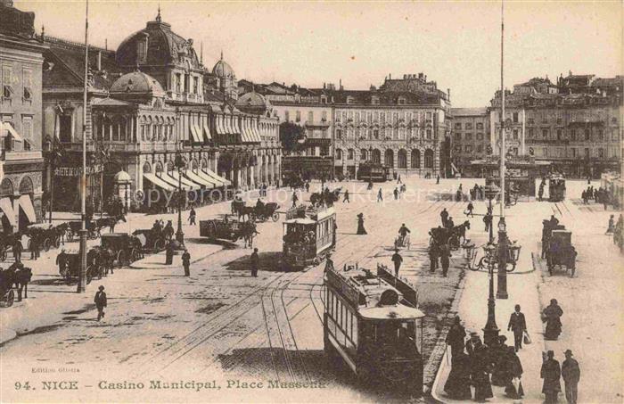 STRAssENBAHN Tramway-- Nice Casino Municipal Place Massena