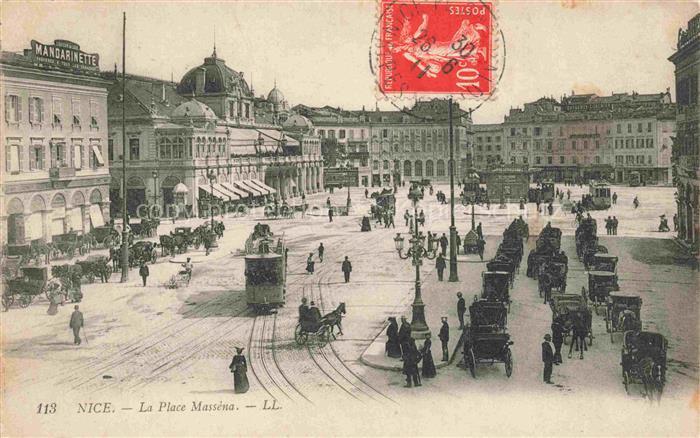 STRAssENBAHN Tramway-- Nice la Place Massena