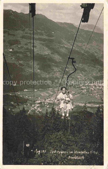 Sessellift Chairlift Telesiege Montafon Vorarlberg
