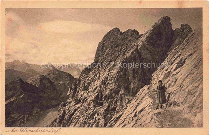 Steinschartenkopf Heilbronner-Weg Oberstdorf Bayern Steinschartenkopf Kemptener-