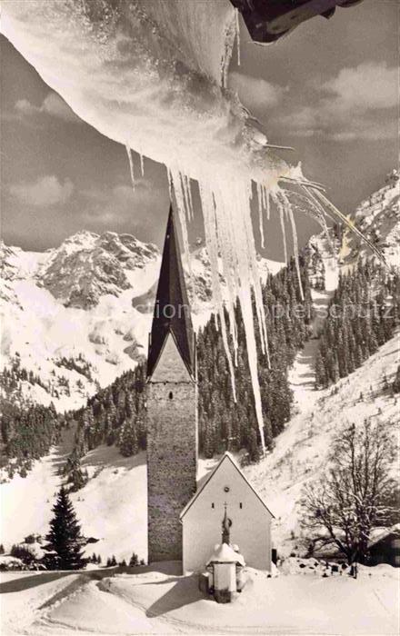 MITTELBERG Kleinwalsertal AT Schafalpkopf Kleinwalsertal Kirche Glockenturm Sch