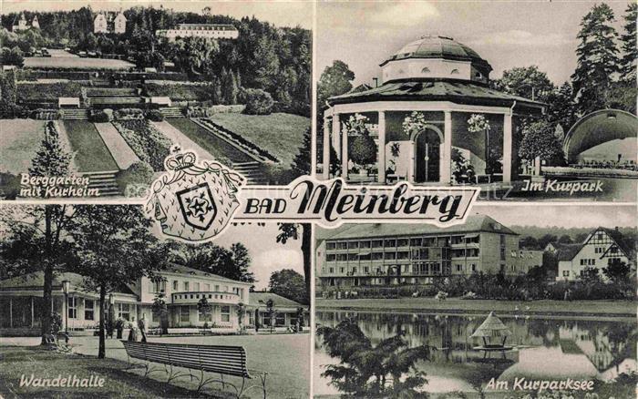 Bad Meinberg Horn-Bad Meinberg NRW Kurpark Wandelhalle Kurparksee Kurheim Bergga