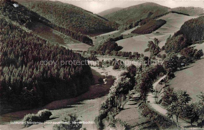 Nordenau Schmallenberg Hochsauerlandkreis NRW Nesselbachtal Hochsauerland Luftku