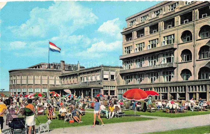 NOORDWIJK aan Zee Nordwijk aan Zee NL Hotel-Huis-ter-Duin Terras Sonnenschirme B