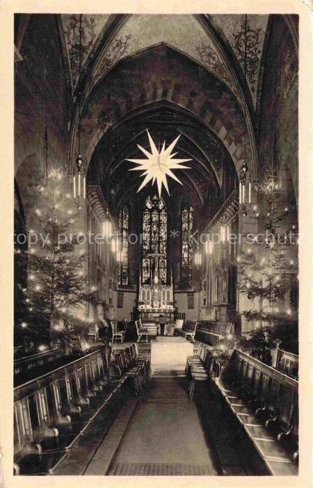 LEIPZIG Sachsen Thomaskirche Kircheninnenraum Weihnachten Herrnhuter-Stern Weihn