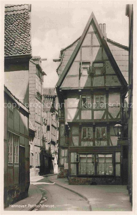 Badenstedt HANNOVER Potthofstrasse Fachwerkhaus Altstadt Gasse Laden