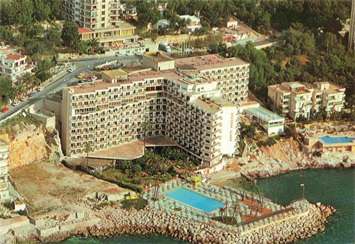 Illetas Illetes Mallorca ES Hotel-Bonanza-Playa Luftaufnahme Swimmingpool Kueste