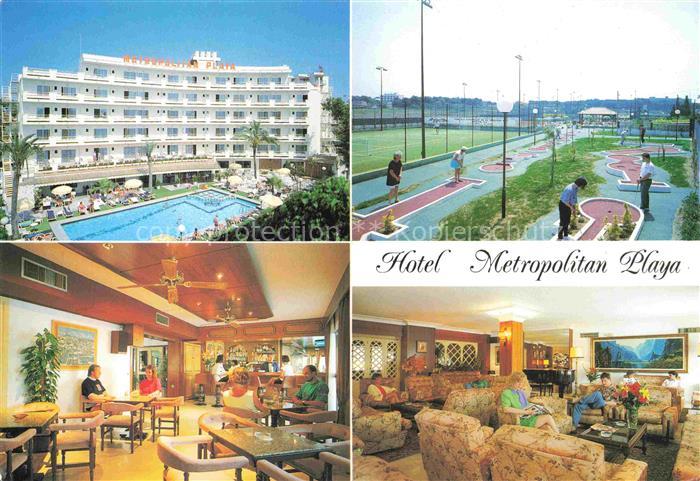 Playa de Palma Mallorca ES Hotel-Metropolitan-Playa Swimmingpool Minigolf Bar Lo
