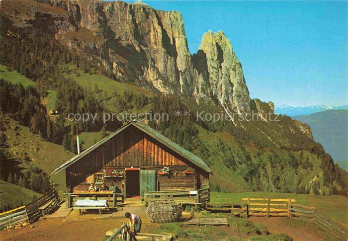 Seiser Alm Seiseralm Seiseralpe Alpe di Siusi Trentino IT Saltnerhuette Almhuett