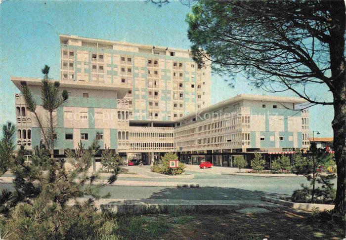 Sabbiadoro Lignano SIT Lignano-City Hochhaus Hotel Hotelkomplex Pinien Modernarc