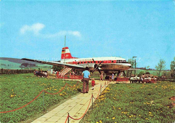 Caemmerswalde Neuhausen Erzgebirge Sachsen Schauflugzeug IL-14 Interflug Propell