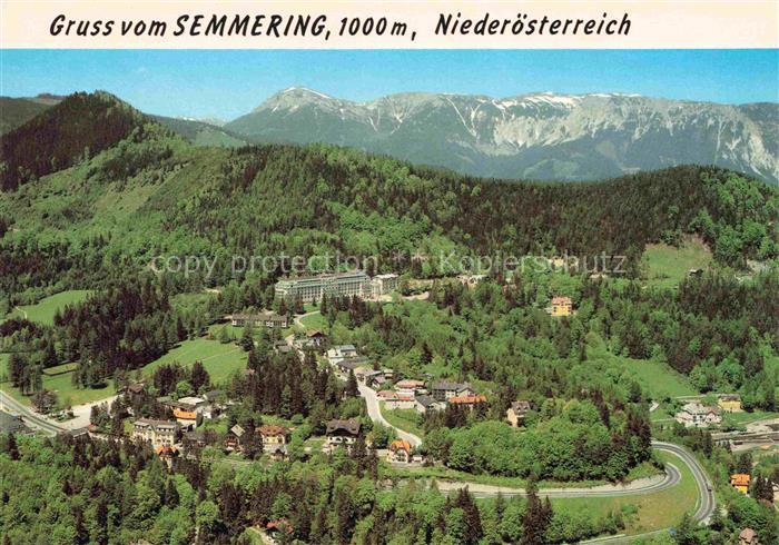 Semmering Niederoesterreich AT Hoehenluftkurort Berge Wald Hotel Rax Kurort Orts