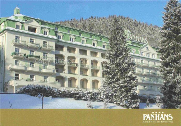 Semmering Niederoesterreich AT Grand-Hotel-Panhans Hochstrasse Hotel Winter Schn