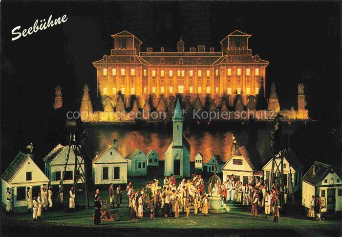 Moerbisch Neusiedlersee Burgenland AT Seebuehne Seefestspiele Operette Vogelhaen