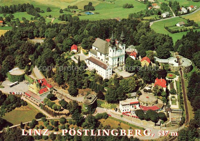 Poestlingberg Linz Oberoesterreich AT Wallfahrtsbasilika Grottenbahn Festungstur