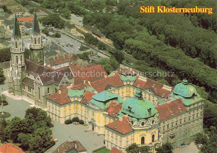 Klosterneuburg Augustiner-Chorherrenstift Stift Luftbild Kirche Barockbau Kuppel