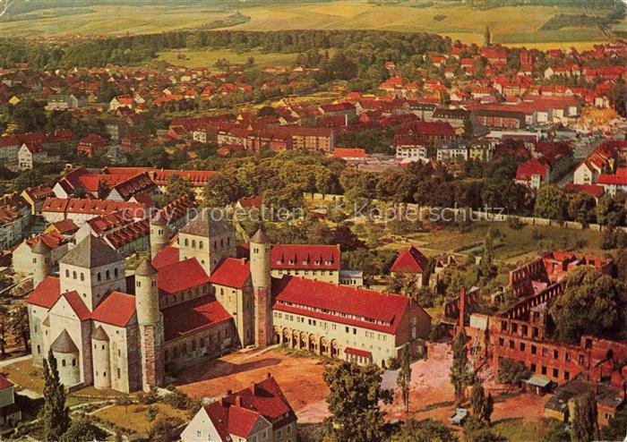 HILDESHEIM  CITY Michaeliskirche Moritzberg Luftbild Altstadt Kirche Daecher Tue