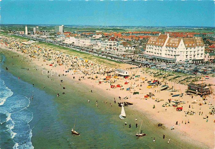 NOORDWIJK aan Zee Nordwijk aan Zee NL Strand Fliegeraufnahme Palace-Hotel Badega