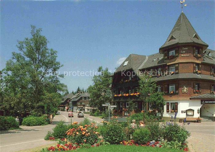 Hinterzarten Breisgau-Hochschwarzwald BW Luftkurort Hotel-Cafe-Braeunert Ortszen